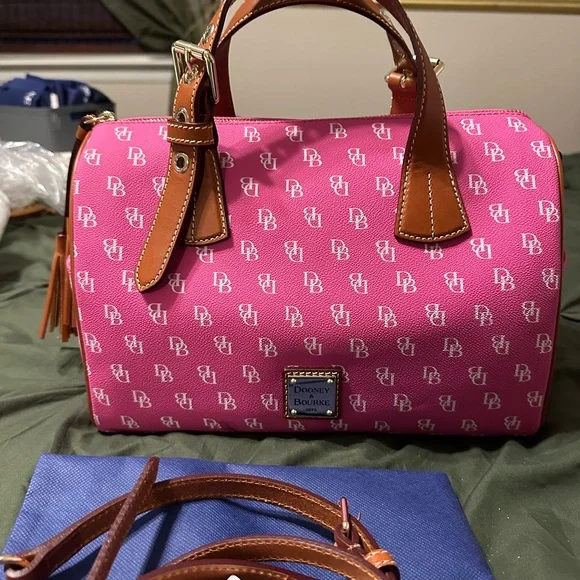 Dooney & Bourke Pink Kendra Satchel - Picture 2 of 14